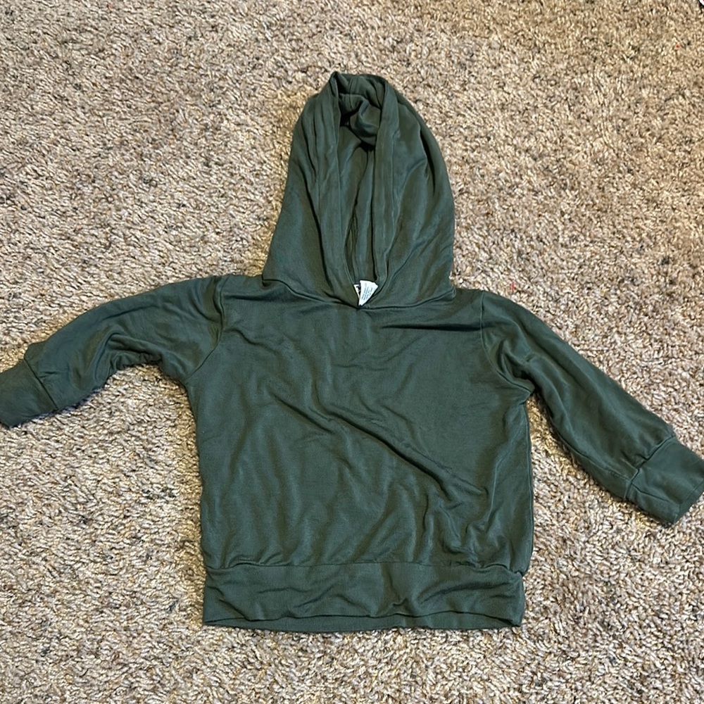 Green Hoodie LARKSPUR BAMBOO